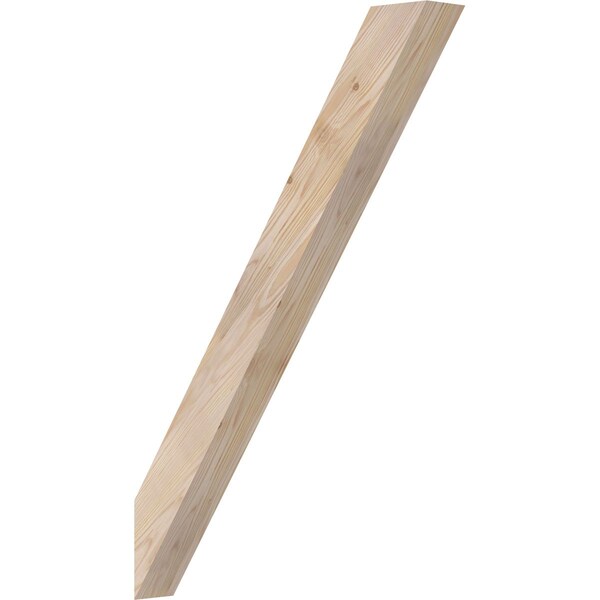 Ekena Millwork 3 1/2"W x 24"D x 36"H Traditional Smooth Knee Brace, Douglas Fir BRC04X24X36TRA00SDF - main